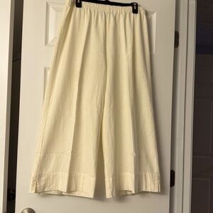 Soft Surroundings Gauze Light Weight Pants.  Size L Petite.  Wide Leg.
